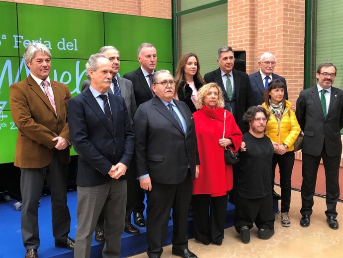 Inauguración de la Feria del Mueble en Feria de Zaragoza