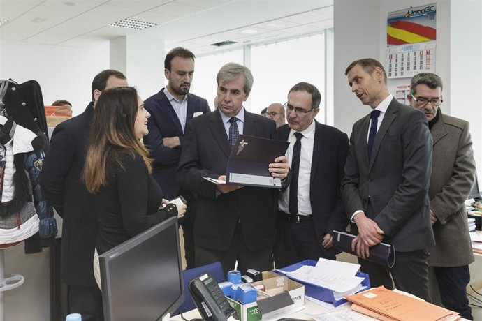 De la Sierra visita el Palacio de Justicia y las instalaciones del nuevo juzgado