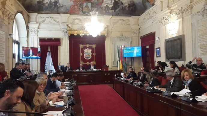 Pleno de Málaga. Diciembre de 2017 