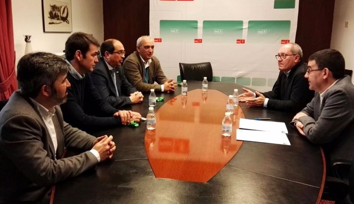 Reunión de PSOE-A y Andalucía por Sí