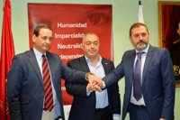 La Asociación de Periodistas de Navarra, el Colegio Navarro de Periodistas y Cruz Roja firman un acuerdo de colaboración