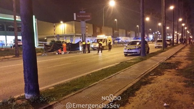 Atropello mortal en la carretera Su Eminencia de Sevilla