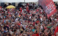 Detenidas 17 personas en el marco de una serie de protestas contra la ampliación de la condena de Lula