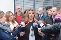 Susana Díaz destaca que Andalucía lidera la creación de empleo en España con 126.400 ocupados más en 2017
