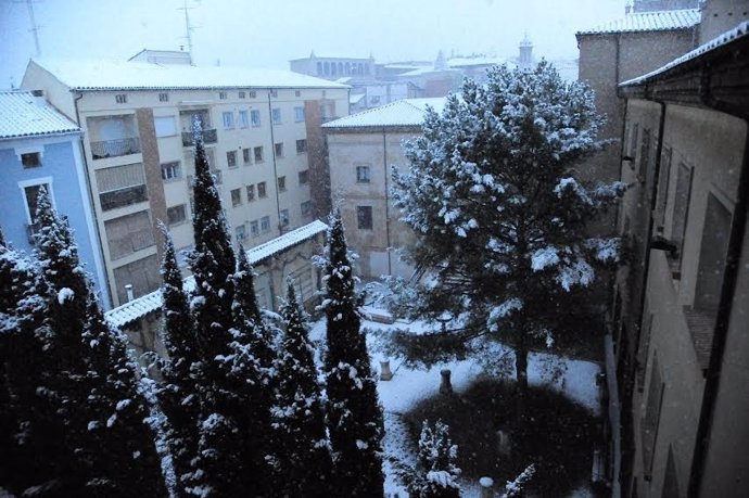 Nieve en Teruel.