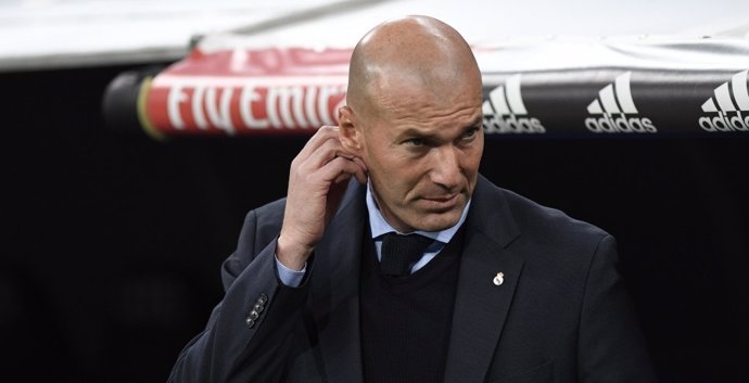 L'entrenador del Reial Madrid, Zinedine Zidane