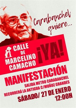 Calle de Marcelino Camacho en Carabanchel