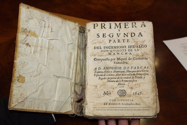 Edición de El Quijote de 1647.