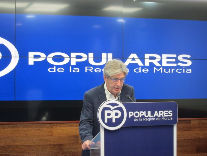 El coordinador general del Partido Popular de la Región de Murcia, Miguel Ángel 