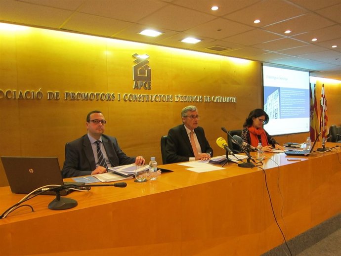Marc Torrent, Lluís Marsà y Elena Massot (APCE)