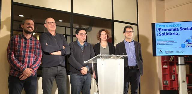 Álvaro Porro, Ramon Pascual, Gerardo Pisarello, Joana Gómez