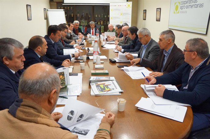 Reunión de la Consejería de Agricultura y Cooperativas Agro-alimentarias.
