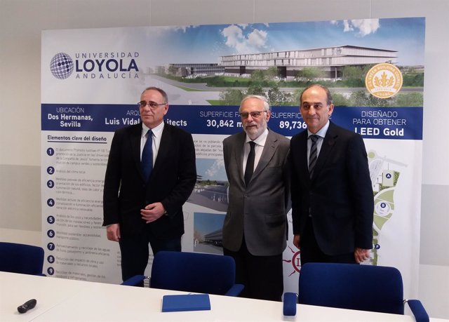 Rueda de prensa sobre el campus de Loyola Andalucía en Dos Hermanas