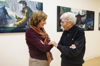 La Biblioteca Central acoge la nueva exposición de José Ramón Sánchez sobre 'Moby Dick'