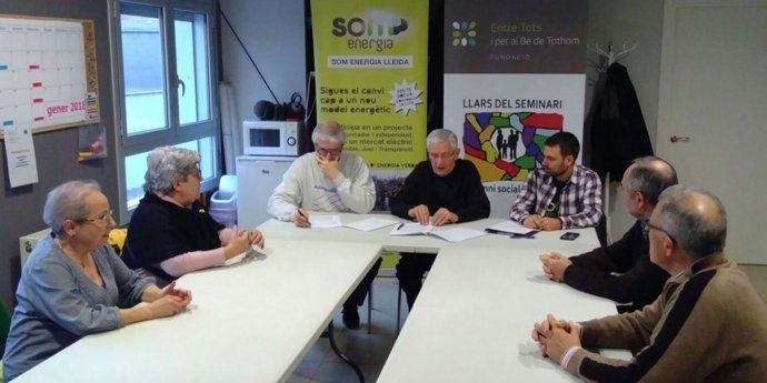 Entre Tots i per al Bé de Tothom, Obispado de Lleida y Som Energia