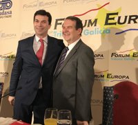 G. Caballero escenifica la paz con el alcalde de Vigo, que reconoce las "cualidades" de su sobrino para "ser líder"