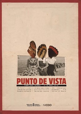 Cartel anunciador de la XII edición del Festival Internacional Punto de Vista. 