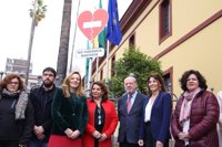 La Diputación de Sevilla, primera fuera de Málaga en sumarse a la campaña 'No a la violencia machista'