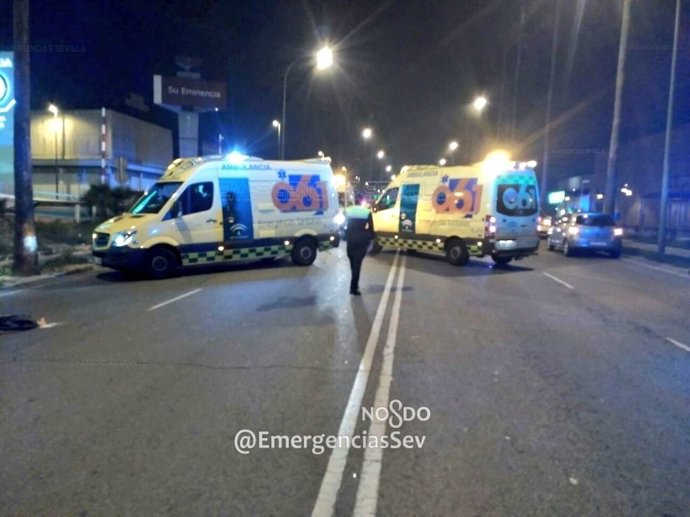 Atropello mortal a un ciclista en la carretera Su Eminencia de Sevilla