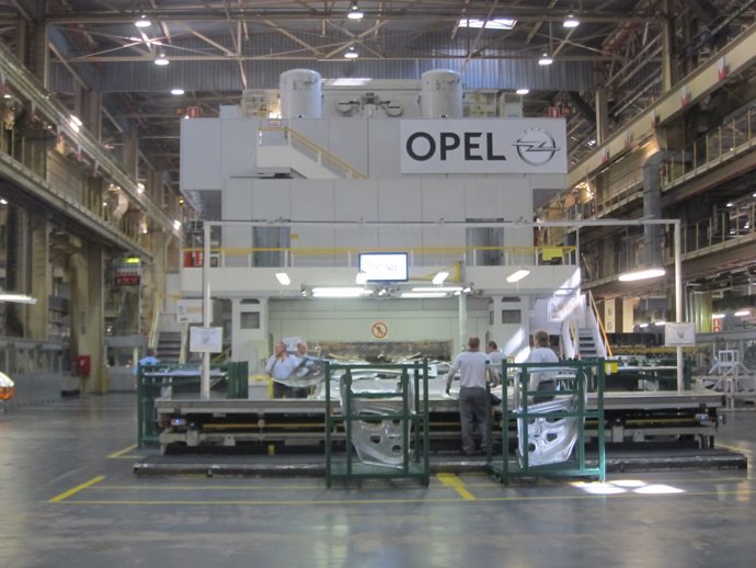 Planta de Opel en Figueruelas (Zaragoza).