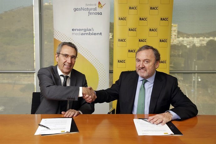 Martí Solà (Gas Natural Fenosa) y Josep Mateu (RACC)