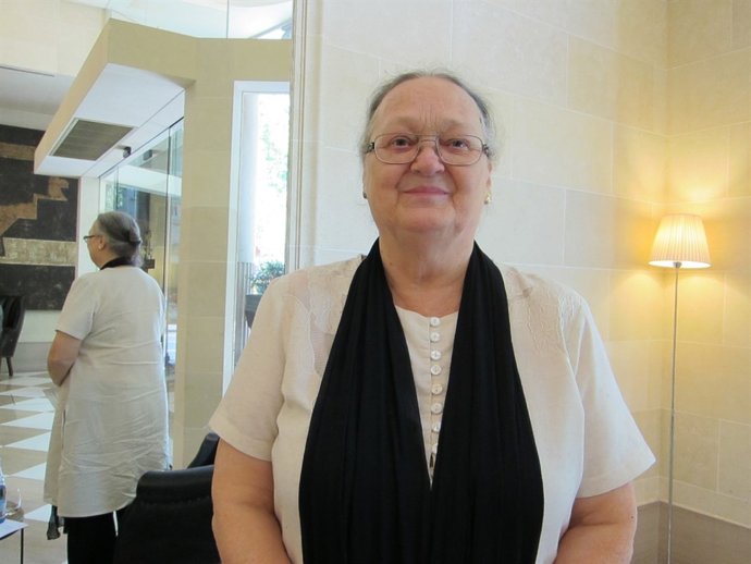 La cooperant Anna Ferrer, presidenta de la Fundació Vicente Ferrer