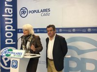 Teófila Martínez destaca "la apuesta del PP" por los astilleros de Cádiz frente a los "planes de reconversión del PSOE"