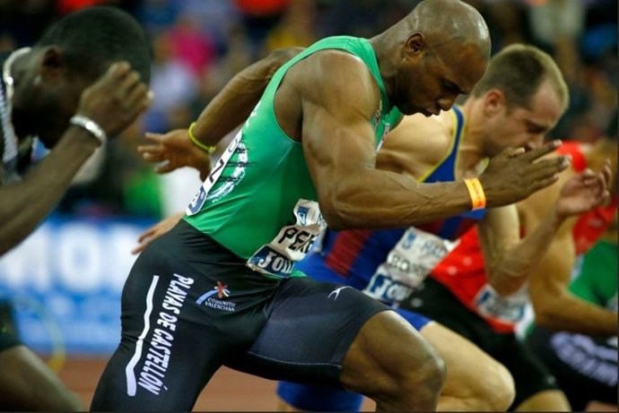 El atleta cubano, nacionalizado español, Yunier Pérez