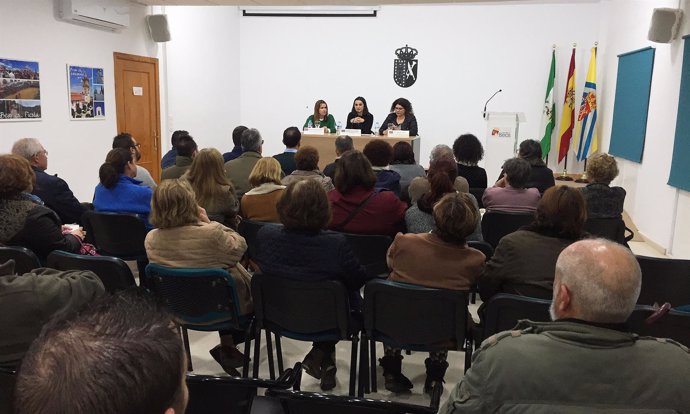 Acto del PSOE celebrado en Beas (Huelva)