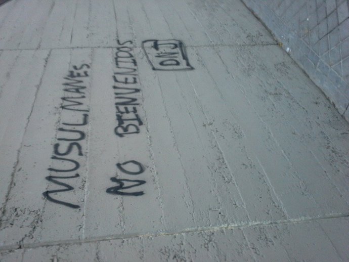 Pintadas contra los musulmanes