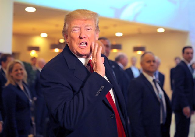 Donald Trump, en el foro de Davos 2018