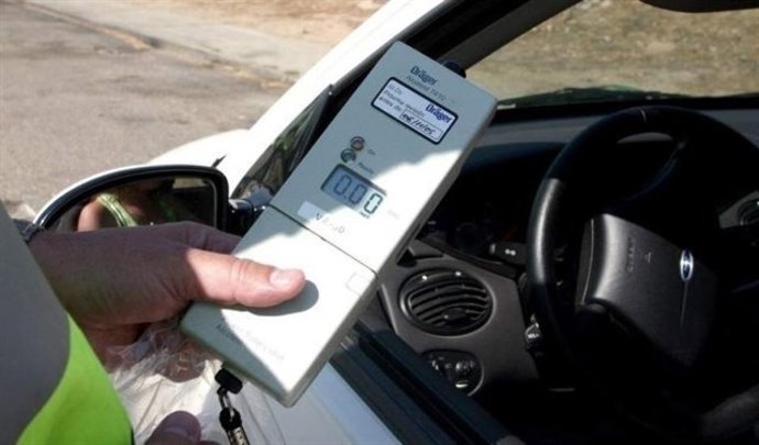 Imagen de archivo de un control de alcoholemia