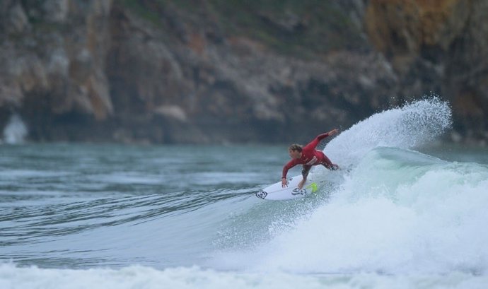 Marlon Lipke en la Invernal de Laredo 