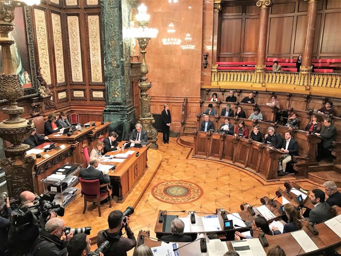 Pleno del Ayuntamiento de Barcelona