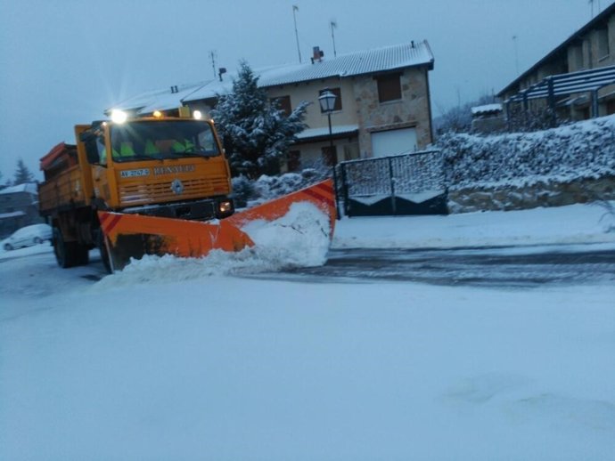 Nieve en la provincia de Ávila