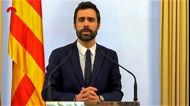 Roger Torrent, pte.Del Parlament de Catalunya