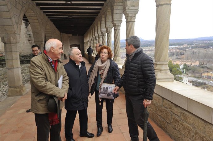 Miguel Gracia visita Graus