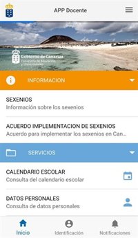 Los docentes canarios contarán con una aplicación móvil para comunicarse o realizar gestiones con la administración