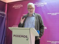 Monereo (Podemos) afirma que un recorte de las pensiones, como pretende el PP, "sería devastador para Córdoba"