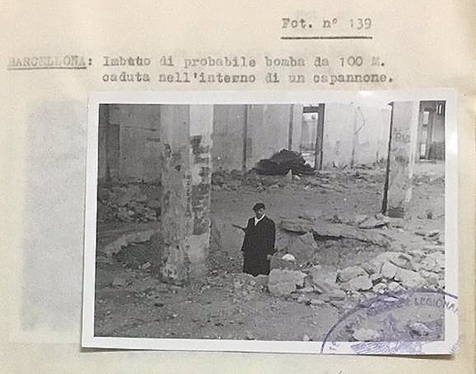 Fotográfico inédito sobre bombardeos aviación italiana en Guerra Civil 