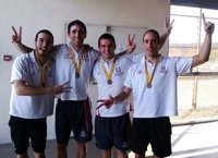 Miembros del Getxo Igeriketa Waterpolo buscan batir el récord europeo en el Campeonato de España de Natación Masters