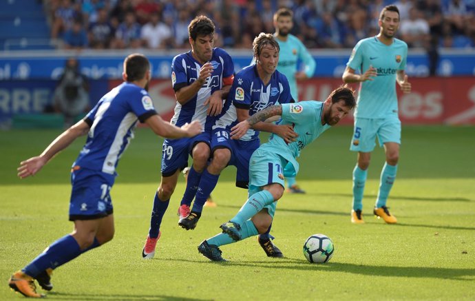 Alavés FC Barcelona Leo Messi Manu García
