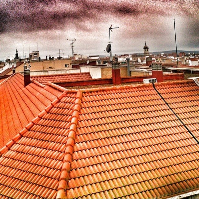 Vista ciudad real, tejados