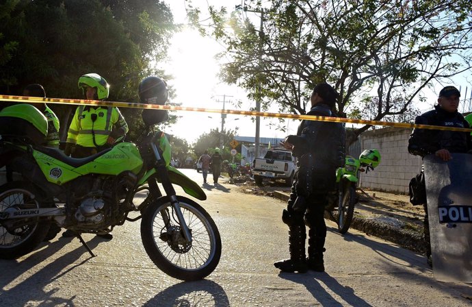 Policía en Barranquilla, Colombia