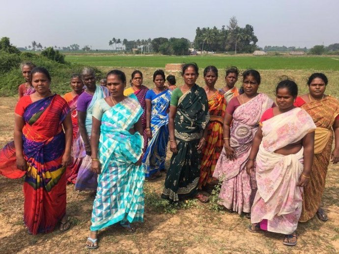 Mujeres dalit ("parias") de India