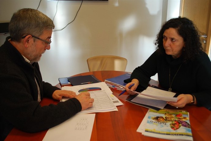 Reunión entre Belén do Campo y el director territorial de Agroseguros