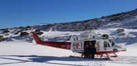 Evacuado en helicóptero un esquiador herido en una competición en Alto Campoo