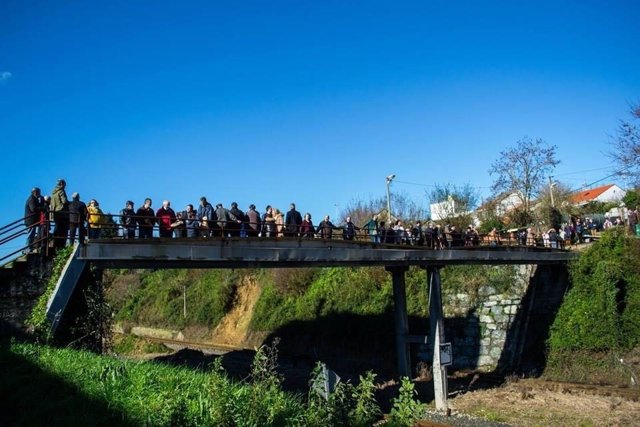 Protesta en Santa Mariña, Ferrol