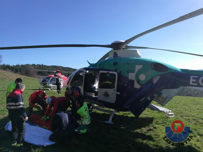 Rescate helicóptero ertzaintza