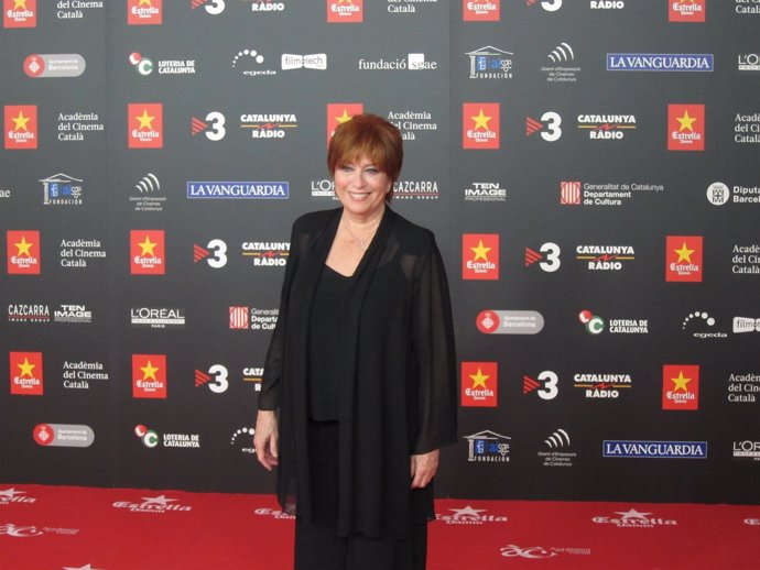 La actriz barcelonesa Mercedes Sampietro en los Premis Gaudí
